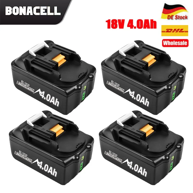 Перезаряжаемый литий-ионный аккумулятор Bonacell BL1860 18 в 6000 мАч для Makita 18 в аккумулятор BL1840 BL1850 BL1830 BL1860B LXT 400
Перезаряжаемый литий-ионный аккумулятор Bonacell BL1860 18 в 6000 мАч для Makita 18 в аккумулятор BL1840 BL1850 BL1830 BL1860B LXT 400
