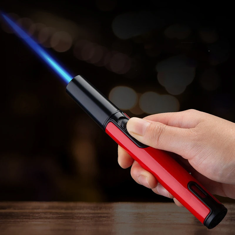 Butane Gas Lighters Metal Torch Lighter Outdoor Camping Windproof Lighter Kitchen Baking Lighter Cigarette Lighter Men's Gadgets
Butane Gas Lighters Metal Torch Lighter Outdoor Camping Windproof Lighter Kitchen Baking Lighter Cigarette Lighter Men's Gadgets