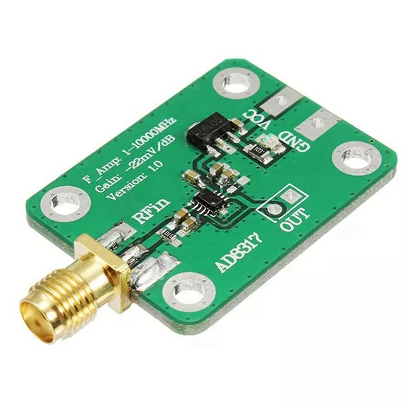 AD8317 High Speed Logarithmic Detector RF Log Detector RF Signal Log Output Power Meter 1M-10000Mhz Controller
AD8317 High Speed Logarithmic Detector RF Log Detector RF Signal Log Output Power Meter 1M-10000Mhz Controller