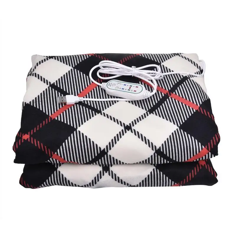 USB Electric Heating Blanket Warm Mink Red Plaid 3-speed Adjust Temperature Soft Winter Heated Blankets And Throws For Elderly
USB Electric Heating Blanket Warm Mink Red Plaid 3-speed Adjust Temperature Soft Winter Heated Blankets And Throws For Elderly