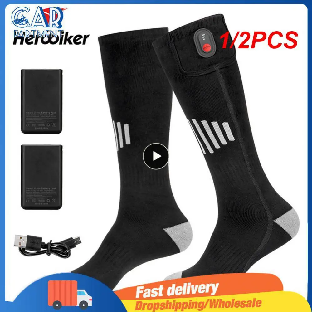 1/2PCS Heated Socks Winter Warmth 5000mAh USB Rechargeable 65℃ Heating Socks Motorcycle Outdoor Heated Boots Snowmobile Skiing
1/2PCS Heated Socks Winter Warmth 5000mAh USB Rechargeable 65℃ Heating Socks Motorcycle Outdoor Heated Boots Snowmobile Skiing