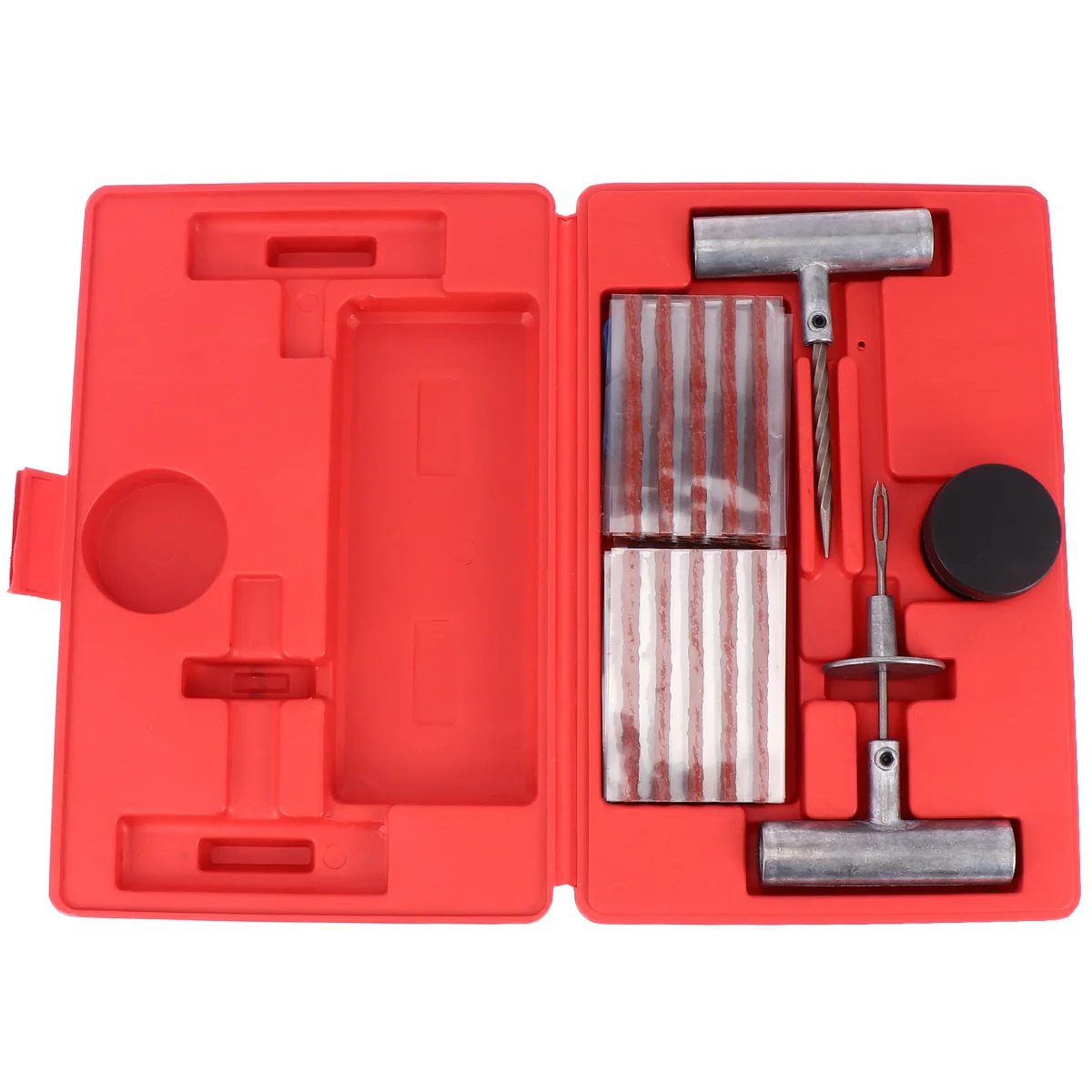 1 Set of 57PCS Car Tyre Repair Kit T-shaped Tyre Repair Plug Pin Glue Strip Set Boxed Vacuum Filling Tyre Tool for Car Tyre
1 Set of 57PCS Car Tyre Repair Kit T-shaped Tyre Repair Plug Pin Glue Strip Set Boxed Vacuum Filling Tyre Tool for Car Tyre