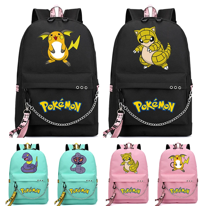 Pokemon Schoolbag Backpack Laptop Snorlax Book Pack Women Backpack Waterproof Pikachu Gengar Mochilas for Student Female Girls
Pokemon Schoolbag Backpack Laptop Snorlax Book Pack Women Backpack Waterproof Pikachu Gengar Mochilas for Student Female Girls