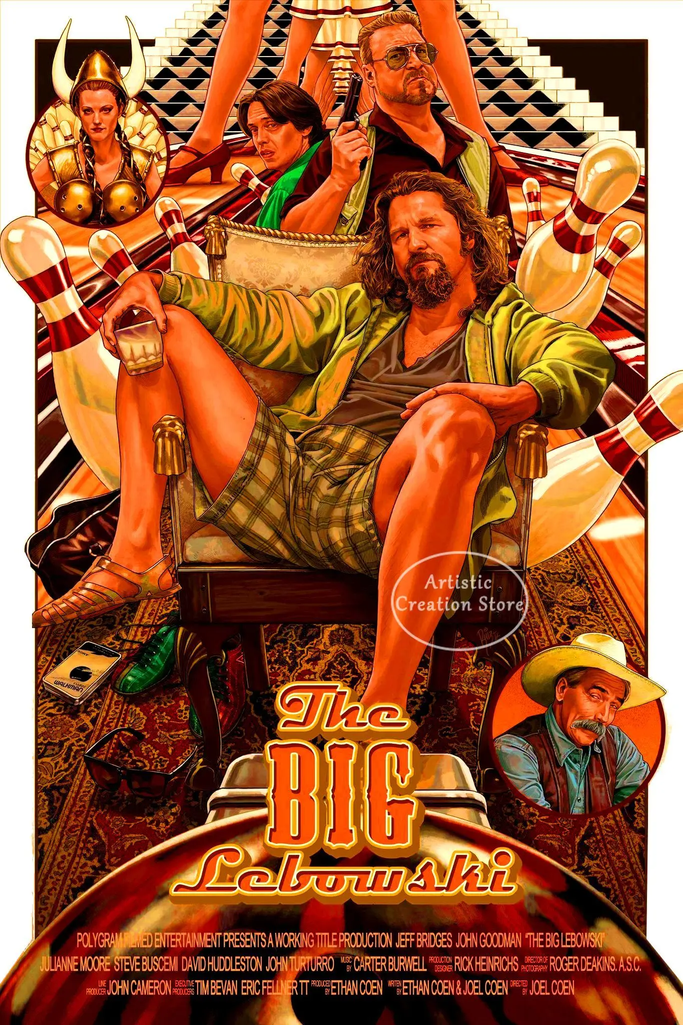 Большая фотография "The Big Lebowski", печать на холсте
Большая фотография "The Big Lebowski", печать на холсте