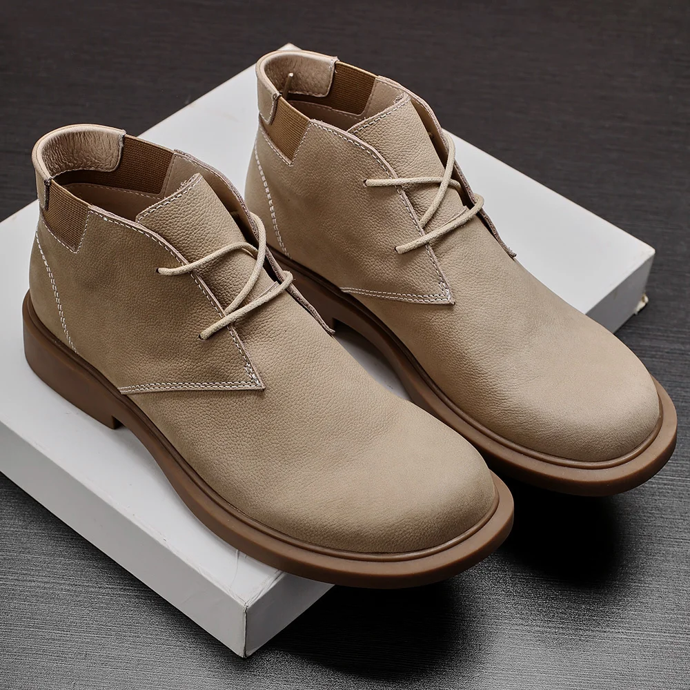 Autumn Winter Army Shoes British Retro Cowboy Boots Men Ankle Boots Cowhide Fashion Genuine Leather Mens Boots Steel Toe Shoes
Autumn Winter Army Shoes British Retro Cowboy Boots Men Ankle Boots Cowhide Fashion Genuine Leather Mens Boots Steel Toe Shoes