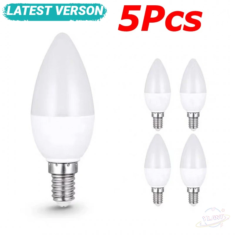 YLANT 5Pcs/lot led Light bulb E14 E27 LED Lamp Indoor Warm Cold White Light 7W AC220V LED Candle Bulb Home Decor Chandelier
YLANT 5Pcs/lot led Light bulb E14 E27 LED Lamp Indoor Warm Cold White Light 7W AC220V LED Candle Bulb Home Decor Chandelier