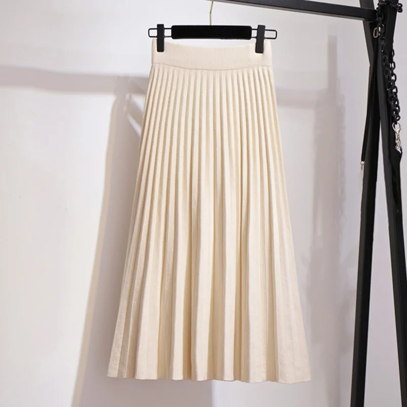 New Fashion Women's High Waist Pleated Solid Color Half Length Elastic Skirt Promotions Lady Black Pink
New Fashion Women's High Waist Pleated Solid Color Half Length Elastic Skirt Promotions Lady Black Pink