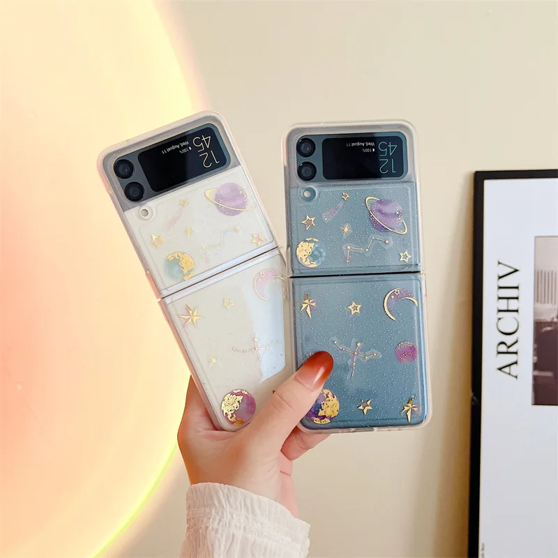 Luxury 3D Space Planet Phone Case for Samsung Galaxy Z Flip 3 Z Flip 4 Hard PC Back Cover for ZFlip3 ZFlip4 Case Shell
Luxury 3D Space Planet Phone Case for Samsung Galaxy Z Flip 3 Z Flip 4 Hard PC Back Cover for ZFlip3 ZFlip4 Case Shell
