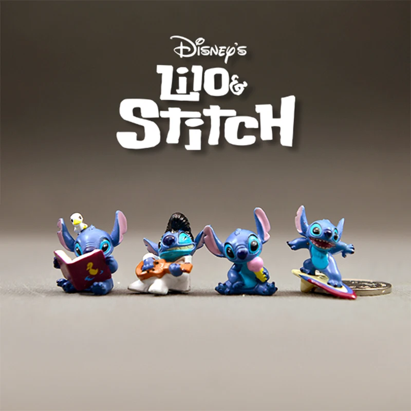 4 шт./компл. экшн-фигурки Disney Лило и Стич 3 см, коллекционные игрушки, Стич, подарки для детей
4 шт./компл. экшн-фигурки Disney Лило и Стич 3 см, коллекционные игрушки, Стич, подарки для детей