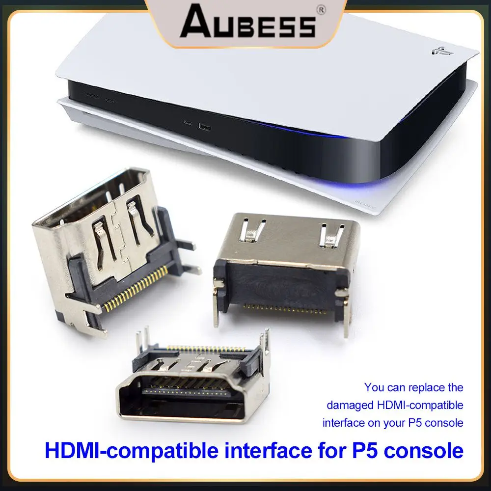 HD interface for PS5 HDMI-compatible Port Socket Interface for Sony Play Station 5 Connector
HD interface for PS5 HDMI-compatible Port Socket Interface for Sony Play Station 5 Connector