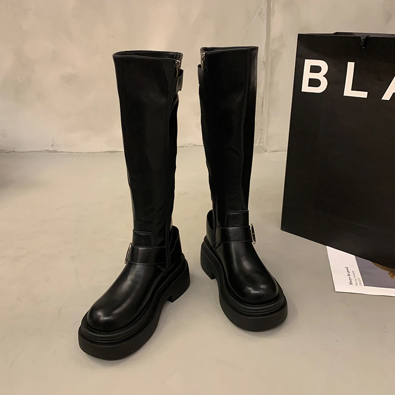 Square Heel Round Toe Winter Boots for Women 2023 Fashion Knee-High Slip-on Ladies Shoes Solid PU Boots Botas De Muje
Square Heel Round Toe Winter Boots for Women 2023 Fashion Knee-High Slip-on Ladies Shoes Solid PU Boots Botas De Muje