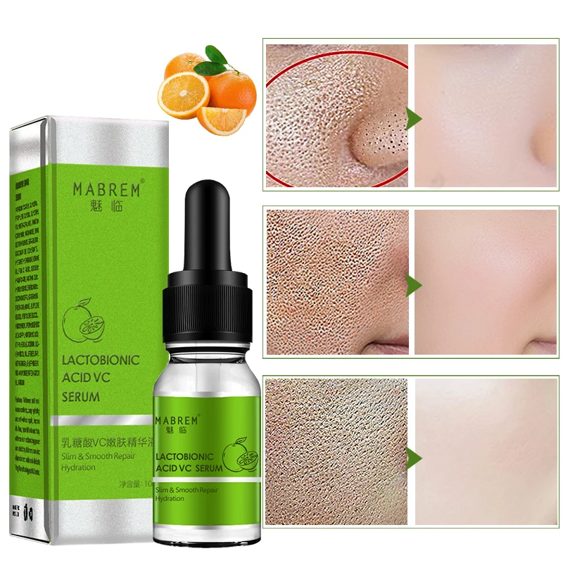 Lactobionic Acid Shrink Pore Essence Anti-wrinkle Moisturizing Vitamin C Whitening Brighten Skin Tone Smooth Serum Skin Care
Lactobionic Acid Shrink Pore Essence Anti-wrinkle Moisturizing Vitamin C Whitening Brighten Skin Tone Smooth Serum Skin Care