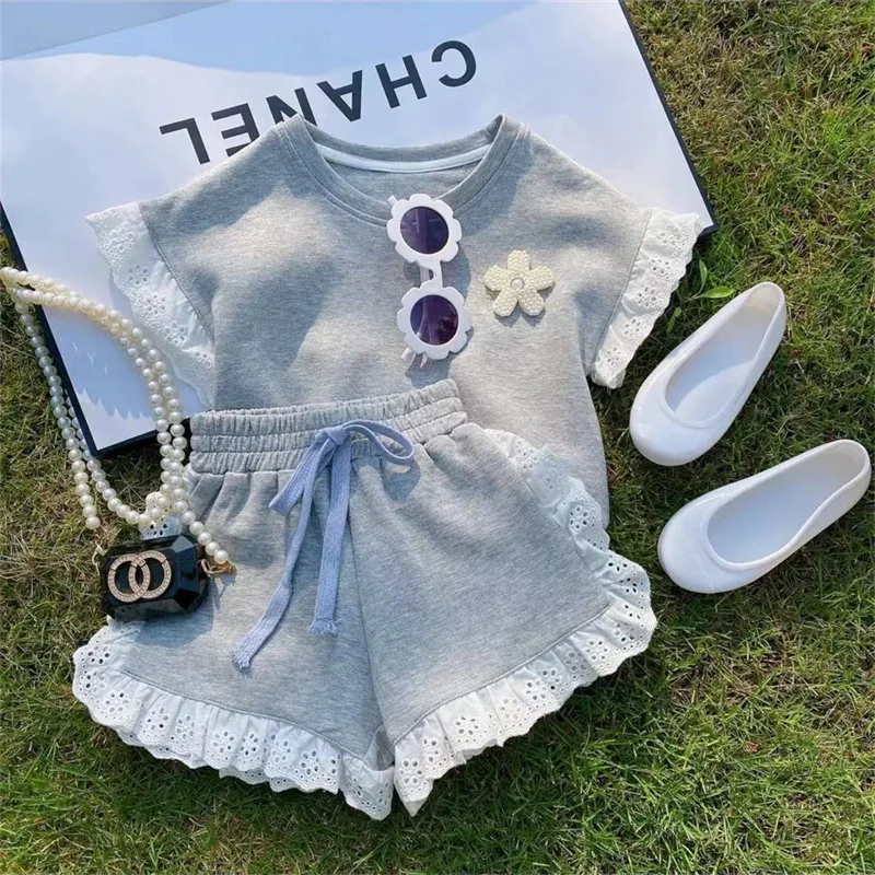 Infant Baby Girls Outfit Set 2023 New Girl's Short Sleeved Shorts Set Toddler Girl Clothes
Infant Baby Girls Outfit Set 2023 New Girl's Short Sleeved Shorts Set Toddler Girl Clothes