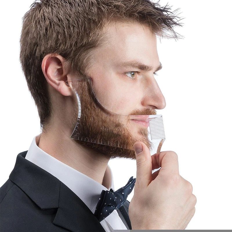1pc Men Beard Shaping Styling Template Comb Transparent Men's Beards Combs Beauty Tools for Hair Beard Trim Templates Hairstyles
1pc Men Beard Shaping Styling Template Comb Transparent Men's Beards Combs Beauty Tools for Hair Beard Trim Templates Hairstyles