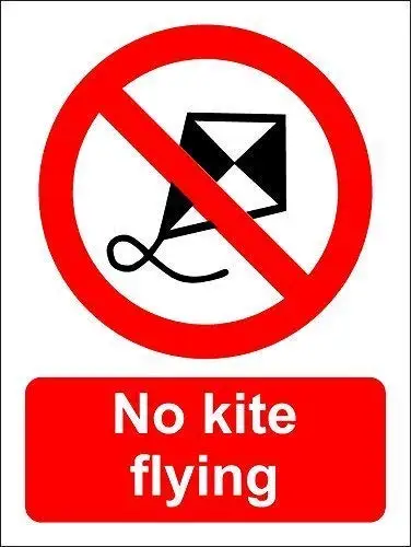 Metal Tin Sign Wall Decor No Kite Flying Sign for Outdoor Indoor Aluminum Sign 11.8”x7.8”
Metal Tin Sign Wall Decor No Kite Flying Sign for Outdoor Indoor Aluminum Sign 11.8”x7.8”