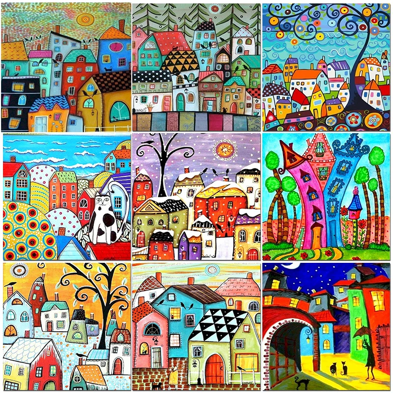 Color House Painting By Numbers Wall Art Picture On Canvas Coloring By Numbers Handpainted DIY Home Decors Gift For Living Room
Color House Painting By Numbers Wall Art Picture On Canvas Coloring By Numbers Handpainted DIY Home Decors Gift For Living Room