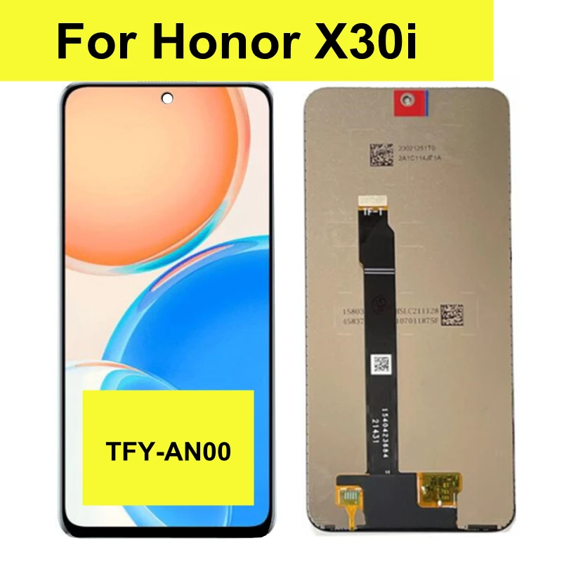 ЖК-дисплей 6,7 дюйма для Huawei Honor X30i, сенсорная панель, стеклянный дигитайзер в сборе для Honor X30i, TFY-AN00 LCD
ЖК-дисплей 6,7 дюйма для Huawei Honor X30i, сенсорная панель, стеклянный дигитайзер в сборе для Honor X30i, TFY-AN00 LCD