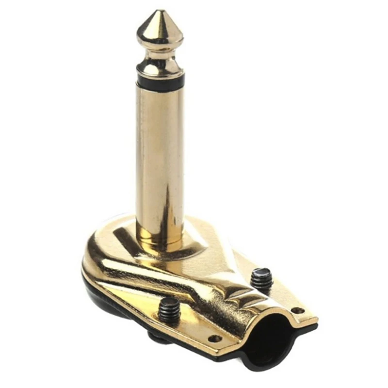 6.35MM Right Angle Mono Electric Guitar Plug 90 Degree Elbow Sophomore Core Audio Microphone Amplifier Connector
6.35MM Right Angle Mono Electric Guitar Plug 90 Degree Elbow Sophomore Core Audio Microphone Amplifier Connector