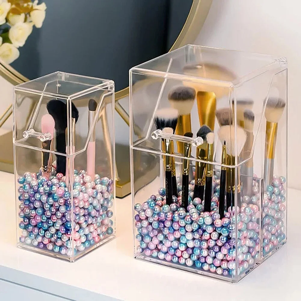 Desktop Storage Box Square/Round/Hexagonal Makeup Brushes Holder Transparent Acrylic Cosmetic Flip Top Packets Creative Assemb
Desktop Storage Box Square/Round/Hexagonal Makeup Brushes Holder Transparent Acrylic Cosmetic Flip Top Packets Creative Assemb