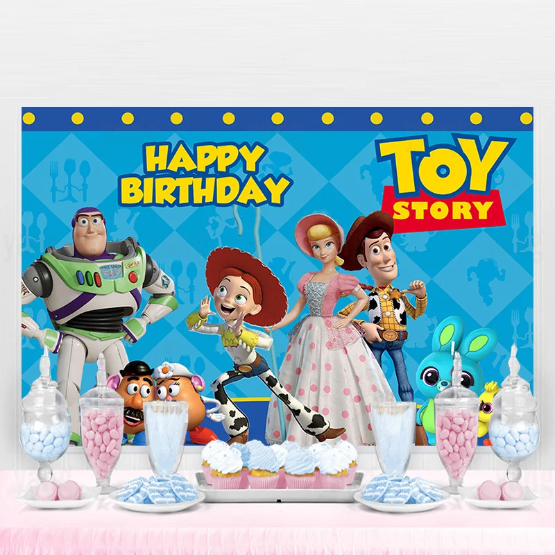 Disney Cartoon Toy Story Birthday Banner Photo Backdrop Boys Kids Party Decor Supplies Decorations Cake Dessert
Disney Cartoon Toy Story Birthday Banner Photo Backdrop Boys Kids Party Decor Supplies Decorations Cake Dessert