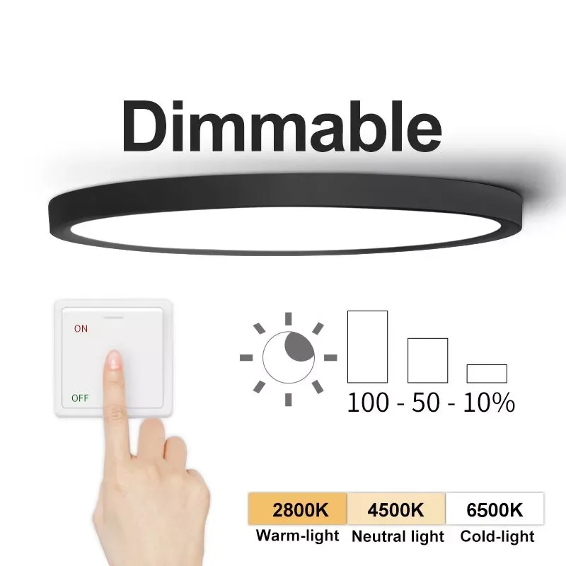 Ultra-thin LED Ceiling Lamps in Living Room 110V 220V 38W 28W LED Natural Light Dimmable Ceiling Lightings for Bedroom kitchen
Ultra-thin LED Ceiling Lamps in Living Room 110V 220V 38W 28W LED Natural Light Dimmable Ceiling Lightings for Bedroom kitchen
