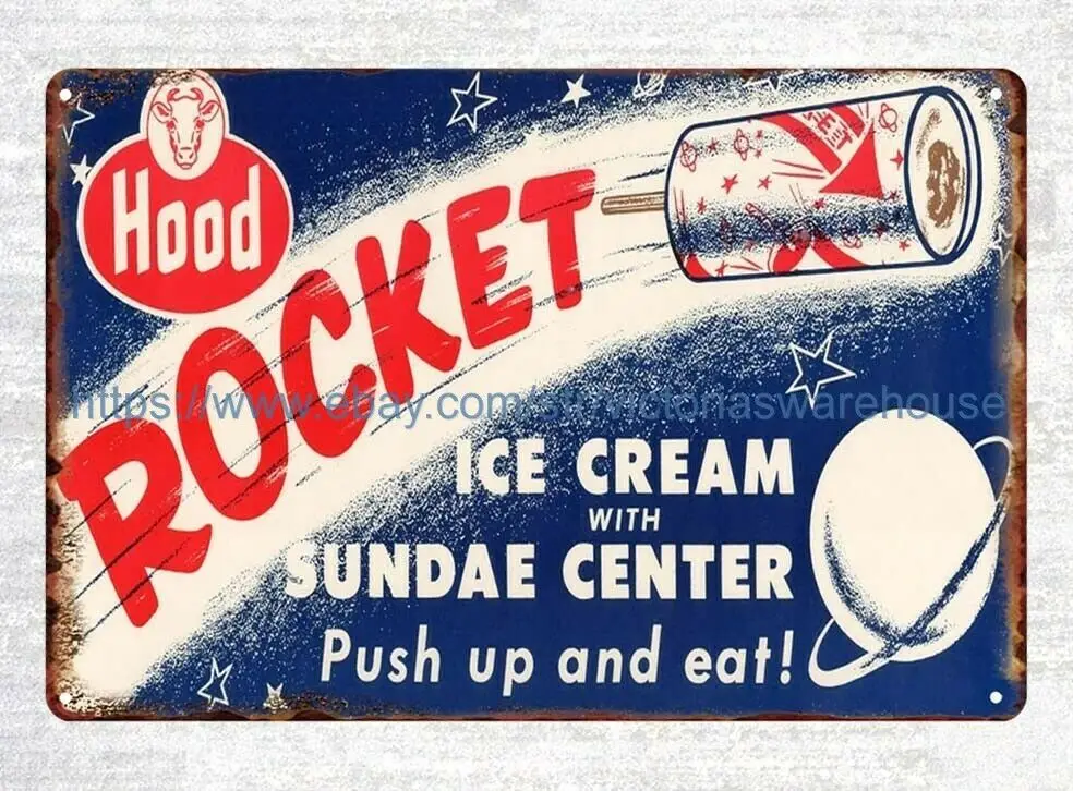 Оловянный знак Rocket Ice Cream 1960s для фотосъемки, настенный Декор для дома
Оловянный знак Rocket Ice Cream 1960s для фотосъемки, настенный Декор для дома