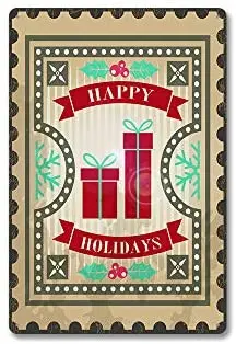 Art Metal Retro tin Sign Merry Christmas. Suitable for Cafe Garage Bar Club Etc Decoration Product Size:8 x 12in (20 x 30cm).
Art Metal Retro tin Sign Merry Christmas. Suitable for Cafe Garage Bar Club Etc Decoration Product Size:8 x 12in (20 x 30cm).