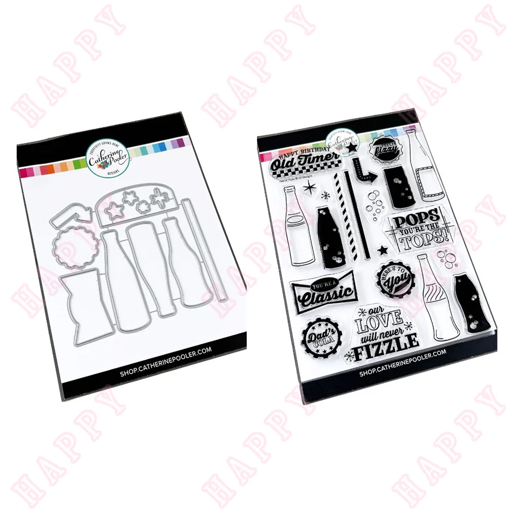 New Metal Cutting Dies And Clear Stamps Feelin Fizzy For DIY Scrapbooking Diary Album Paper Template Card Embossing Handcraft
New Metal Cutting Dies And Clear Stamps Feelin Fizzy For DIY Scrapbooking Diary Album Paper Template Card Embossing Handcraft