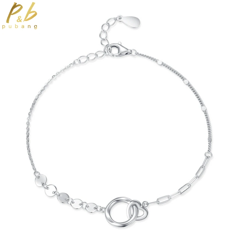 PuBang Fine Jewelry Real 925 Sterling Silver High Carbon Diamond Heart Bracelet for Women Wedding Anniversary Gift Free Shipping
PuBang Fine Jewelry Real 925 Sterling Silver High Carbon Diamond Heart Bracelet for Women Wedding Anniversary Gift Free Shipping