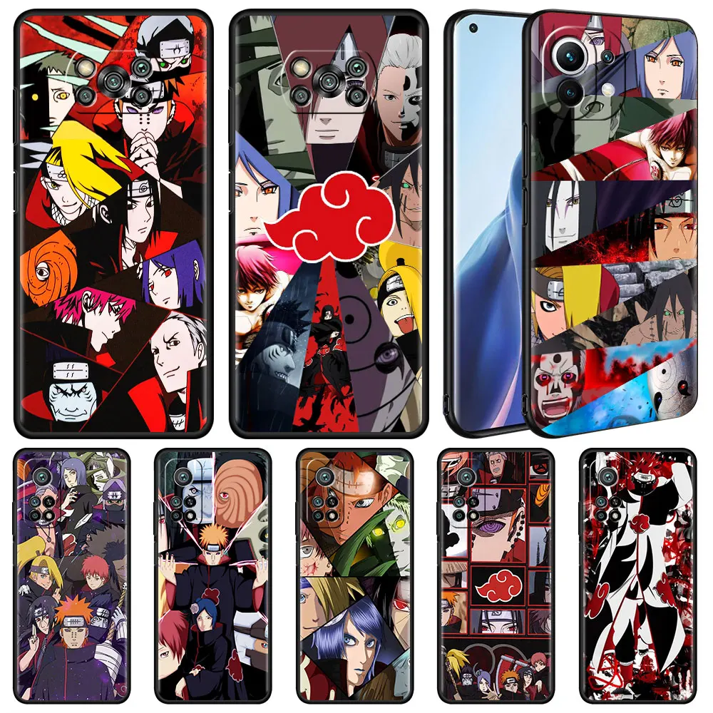 Narutos Akatsuki Itachi Black Case For Xiaomi Mi 11 Lite 11T 5G 10T Pro ShockProof Phone Cover Poco X3 NFC M3 12 F1 Note 10 Case
Narutos Akatsuki Itachi Black Case For Xiaomi Mi 11 Lite 11T 5G 10T Pro ShockProof Phone Cover Poco X3 NFC M3 12 F1 Note 10 Case