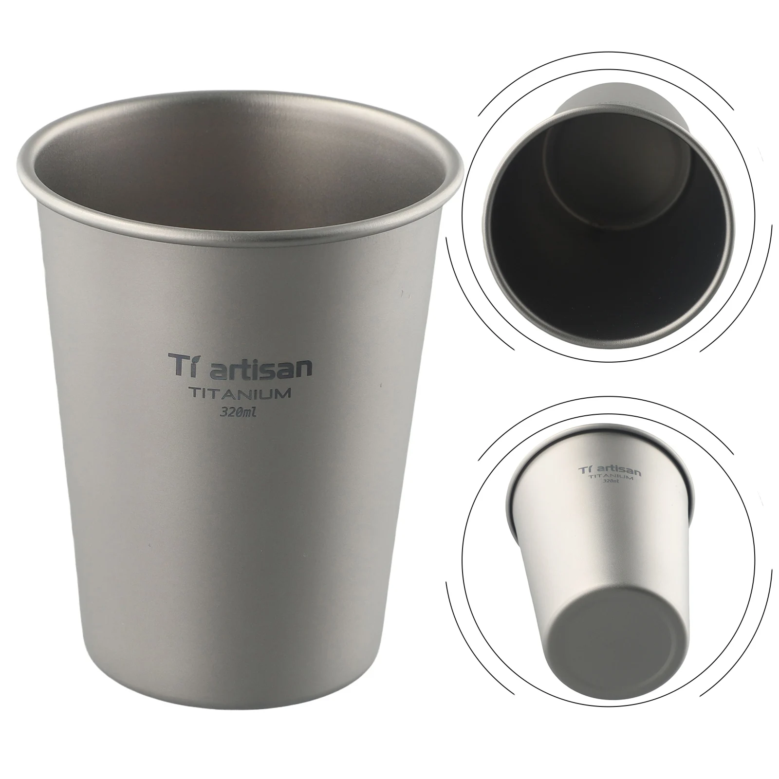 Corrosion Resistant Titanium Mug, 320ml Water Juice Tea Cup for Home Camping Hiking, Extreme Temperature Resistant
Corrosion Resistant Titanium Mug, 320ml Water Juice Tea Cup for Home Camping Hiking, Extreme Temperature Resistant