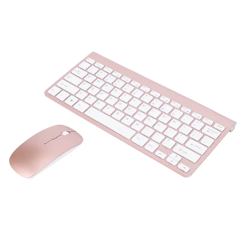 NEW Ultra-Thin Wireless Keyboard Mouse Combos With USB Receiver Rose Gold Color Mouse Keyboard For Apple PC WindowsXP/7/8/10
NEW Ultra-Thin Wireless Keyboard Mouse Combos With USB Receiver Rose Gold Color Mouse Keyboard For Apple PC WindowsXP/7/8/10