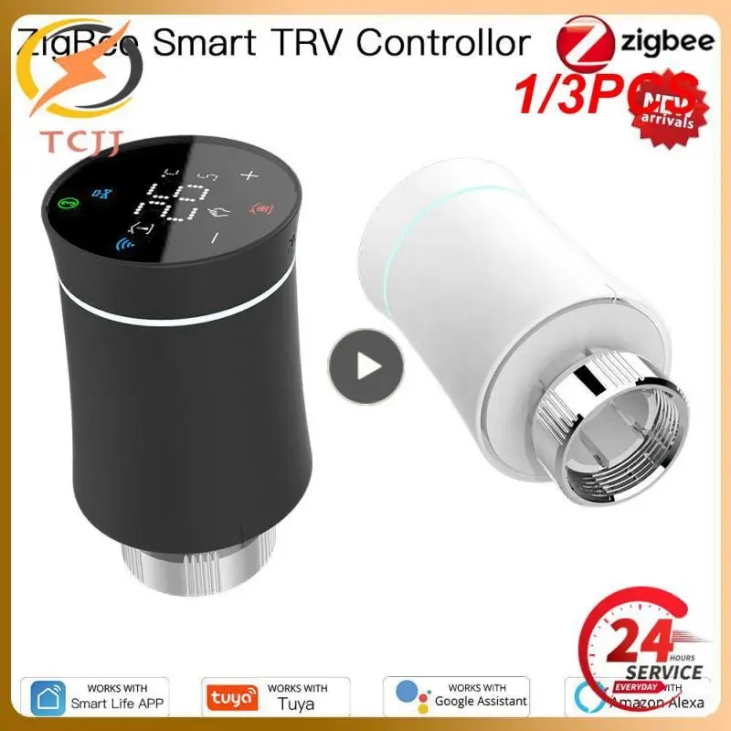 Беспроводной смарт-термостат Zigbee3.0, привод радиатора, клапан, регулятор температуры, голосовое управление, 1/3 шт.
Беспроводной смарт-термостат Zigbee3.0, привод радиатора, клапан, регулятор температуры, голосовое управление, 1/3 шт.