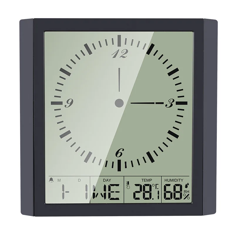 Indoor Digital Alarm Clock with Temperature Humidity Display Electronic Wall Clock with Large Screen indoor indoor indoor
Indoor Digital Alarm Clock with Temperature Humidity Display Electronic Wall Clock with Large Screen indoor indoor indoor
