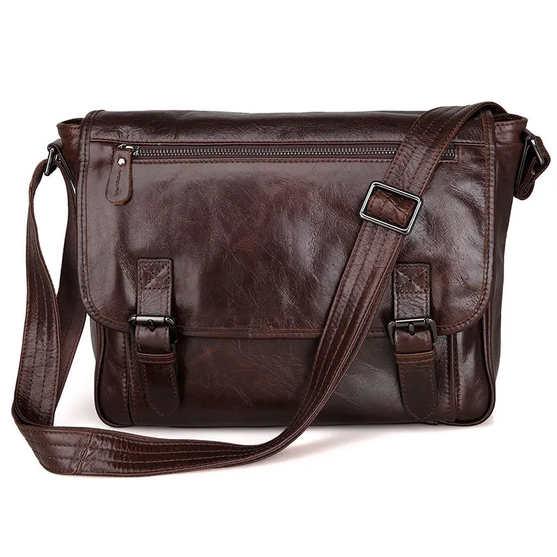 Fashion Genuine Leather Shoulder Bag Men Leather Messenger Bag Men Crossbody Bag Sling Male Leisure Bag Casual Coffee New
Fashion Genuine Leather Shoulder Bag Men Leather Messenger Bag Men Crossbody Bag Sling Male Leisure Bag Casual Coffee New