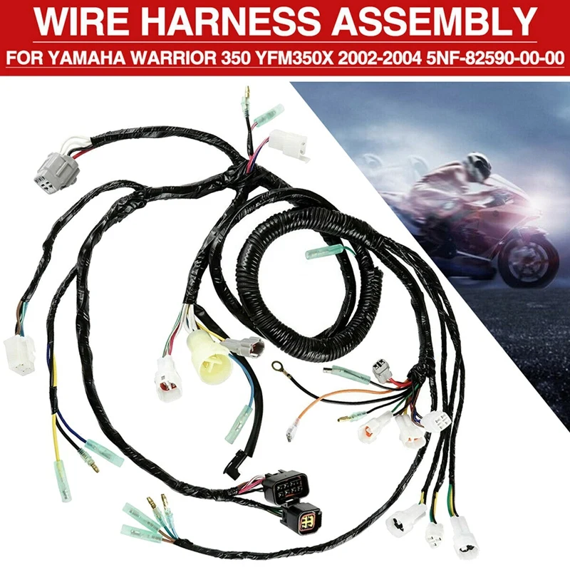 Новый Жгут проводов в сборе для 2002 2003 2004 Yamaha Warrior 350 YFM350X 5NF-82590-00-00
Новый Жгут проводов в сборе для 2002 2003 2004 Yamaha Warrior 350 YFM350X 5NF-82590-00-00