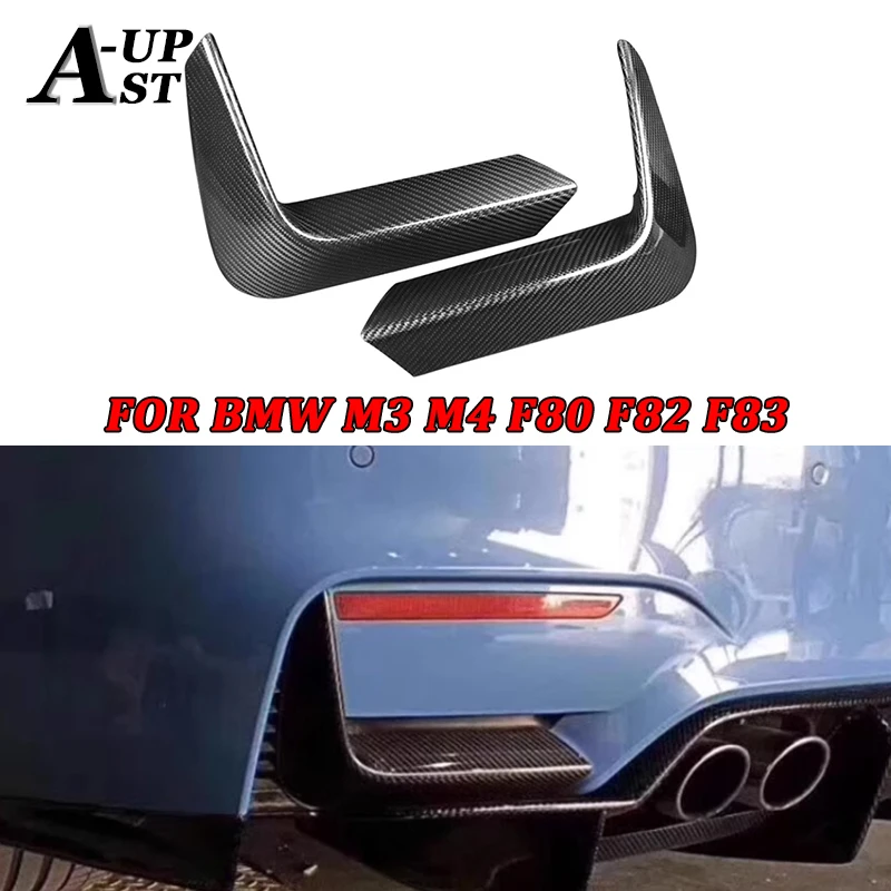 Угловая защита для заднего бампера из углеродного волокна BMW M3 M4 F80 F82 F83 комплекты