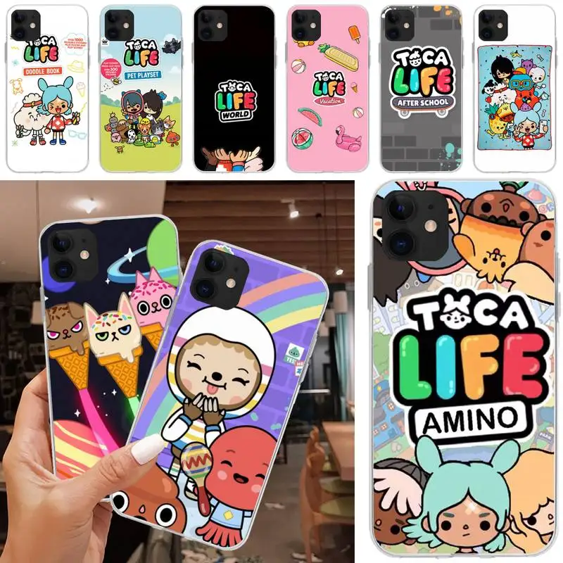 Toca Boca Toca Life World Game Phone Case Caps Coque Airpods For Iphone XR 11 12 13 mini Pro X XS Max 6 7 8 6s Plus SE2020
Toca Boca Toca Life World Game Phone Case Caps Coque Airpods For Iphone XR 11 12 13 mini Pro X XS Max 6 7 8 6s Plus SE2020