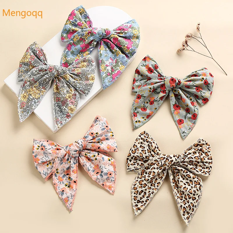 Spring New Cotton Printed Hairpin Children Girl Bowknot Ponytail Hairpin Princess Leopard Print Headwear Kids Baby Accessories
Spring New Cotton Printed Hairpin Children Girl Bowknot Ponytail Hairpin Princess Leopard Print Headwear Kids Baby Accessories