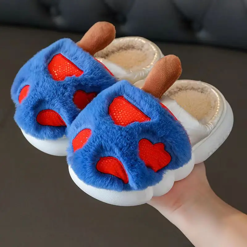 Winter Children's Casual Cotton Slippers Boys Girls Soft Sole Non Slip Loverly Cartoon Plush Warm Light Home Cotton Slippers
Winter Children's Casual Cotton Slippers Boys Girls Soft Sole Non Slip Loverly Cartoon Plush Warm Light Home Cotton Slippers