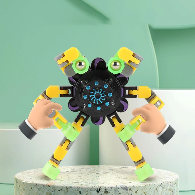 Top Fidget Chain Antistress Fidget Spinner Fingertip Gyro Hand Spinner Luminous Spinner New Year Gift for Children 
Top Fidget Chain Antistress Fidget Spinner Fingertip Gyro Hand Spinner Luminous Spinner New Year Gift for Children