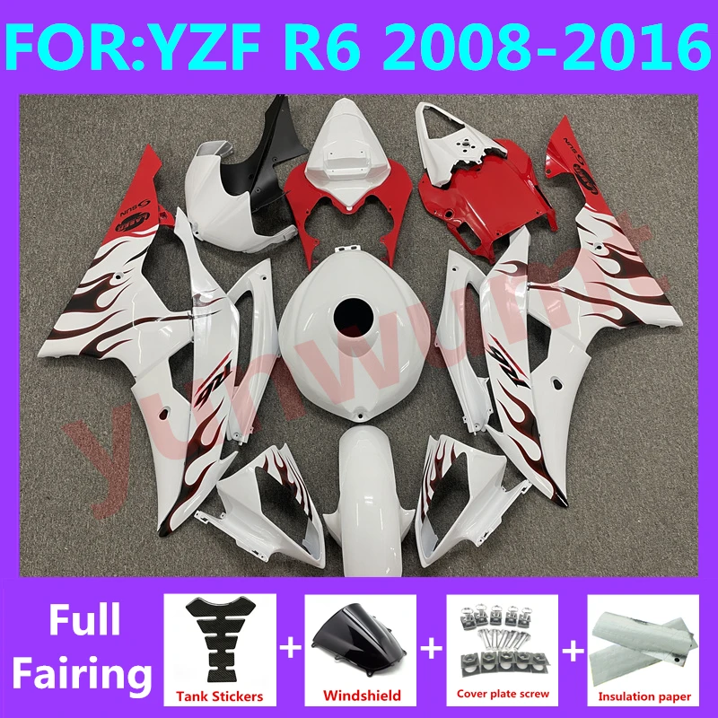 Полный комплект обтекателей для мотоцикла, подходит для YZF R6 2008 2009 2010 2011 2012 2013 2014 2015 2016, цвет белый/красный
Полный комплект обтекателей для мотоцикла, подходит для YZF R6 2008 2009 2010 2011 2012 2013 2014 2015 2016, цвет белый/красный