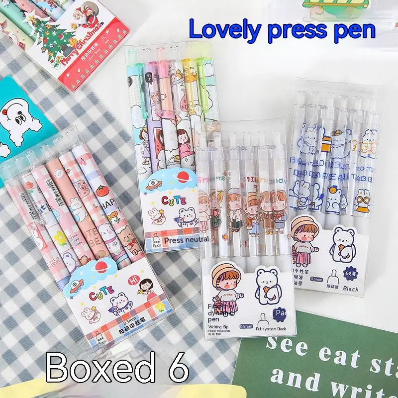 24pcs Cartoon Bear Press Gel Pen Student Exam Prize Office Stationery Bullet 0.5mm Black School Signature Pen Birthday Gift
24pcs Cartoon Bear Press Gel Pen Student Exam Prize Office Stationery Bullet 0.5mm Black School Signature Pen Birthday Gift