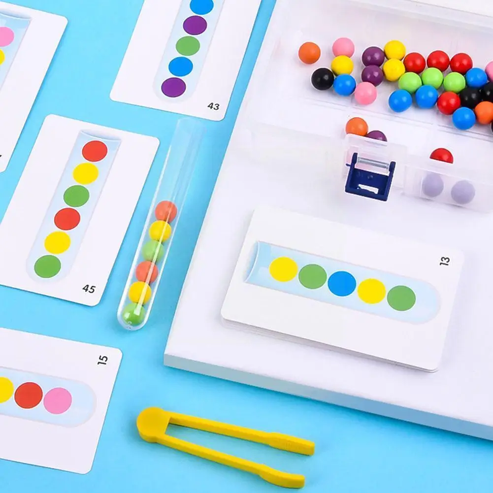 Clip Beads Test Tube Toy Children Logic Concentration Fine Motor Training Game Montessori Teaching Aids Educational Toy For D6m8
Clip Beads Test Tube Toy Children Logic Concentration Fine Motor Training Game Montessori Teaching Aids Educational Toy For D6m8