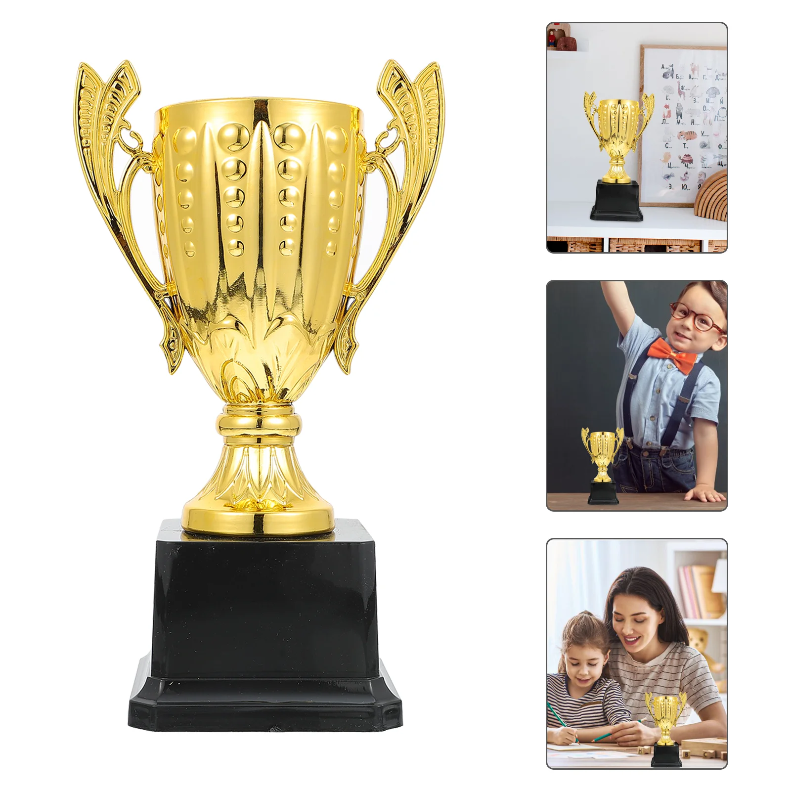 1Pc Trophy Delicate Chic Home Furnishing Decor Competition Winners Trophy Party Game Trophy
1Pc Trophy Delicate Chic Home Furnishing Decor Competition Winners Trophy Party Game Trophy