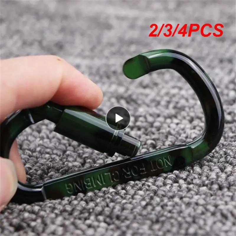 4PCS D Shape Camouflage Aluminum Alloy Carabiners Tactical Hanging Buckles With Lock Backpack Buckles For Mountaineering Hiking
4PCS D Shape Camouflage Aluminum Alloy Carabiners Tactical Hanging Buckles With Lock Backpack Buckles For Mountaineering Hiking