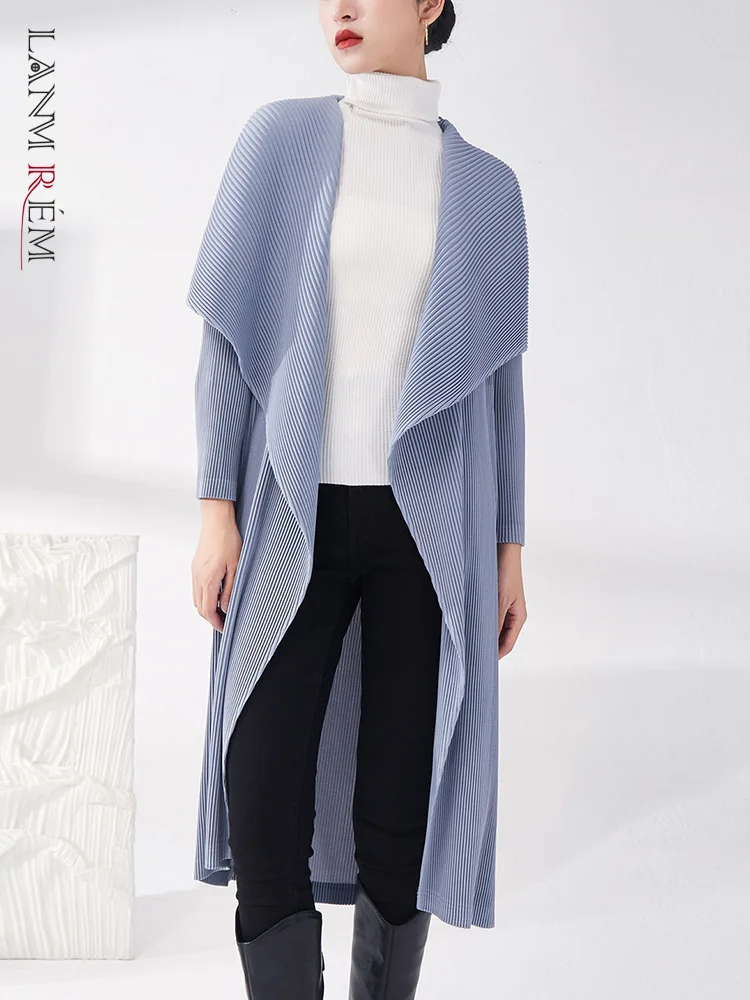 LANMREM Casual Solid Pleated Trench Coat For Women Lapel Long Sleeves Loose Female Elegant 2023 Autumn New Clothing 2AA1062
LANMREM Casual Solid Pleated Trench Coat For Women Lapel Long Sleeves Loose Female Elegant 2023 Autumn New Clothing 2AA1062