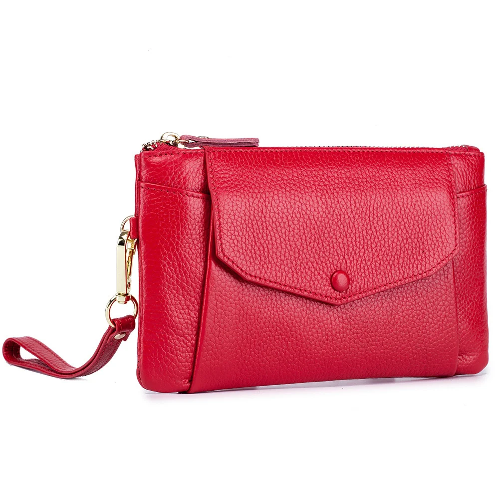 Fashion Women Wallets Handbag Genuine Leather Pouch Ultra-thin Wristlet Clutch Lady Cash Phone Coin Purse Small Clutch Pouch
Fashion Women Wallets Handbag Genuine Leather Pouch Ultra-thin Wristlet Clutch Lady Cash Phone Coin Purse Small Clutch Pouch