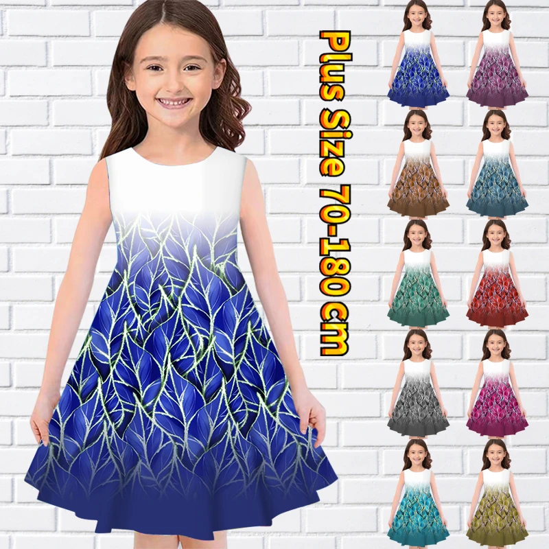 2023 New Little Girl Summer Round Neck 3D Printing Dress Daily Knee-length Skirt Sleeveless Midi Skirt Fashion Princess Dress
2023 New Little Girl Summer Round Neck 3D Printing Dress Daily Knee-length Skirt Sleeveless Midi Skirt Fashion Princess Dress