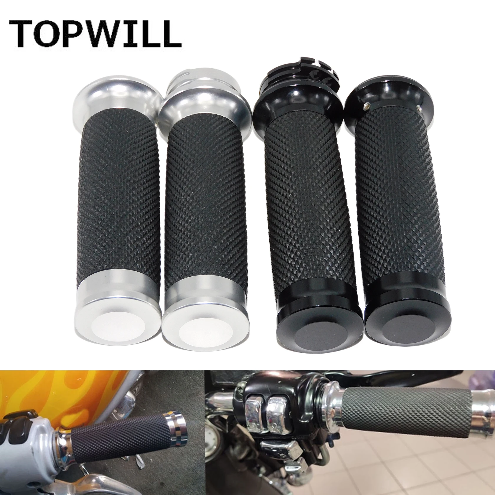 Universal 1"25mm Hand Grips Motorcycle Handle Bar Handlebar For Harley Sportster Dyna VRSC Softail Touring Street Glide Custom
Universal 1"25mm Hand Grips Motorcycle Handle Bar Handlebar For Harley Sportster Dyna VRSC Softail Touring Street Glide Custom